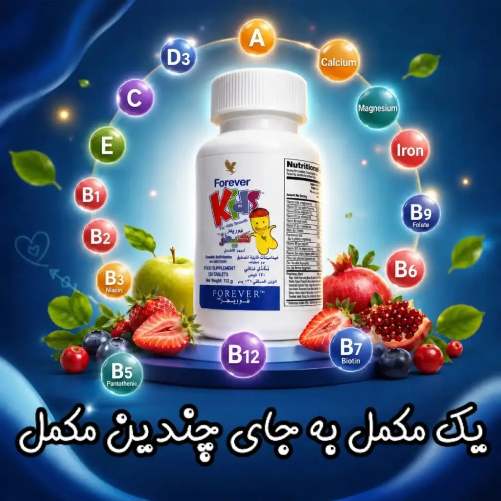 forever-354 مولتی ویتامین جویدنی کیدز فوراور (Forever Kids) - تصویر 1
