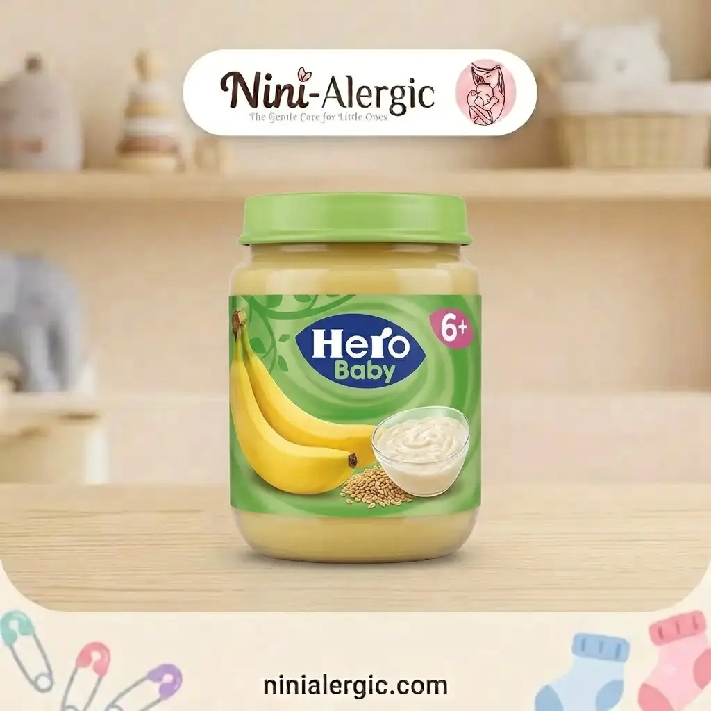 hero-baby-puree-mixed-fruit-oat پوره فرنی موز و بیسکویت هیرو بیبی (Hero Baby) - ۱۲۵ گرم - تصویر 1