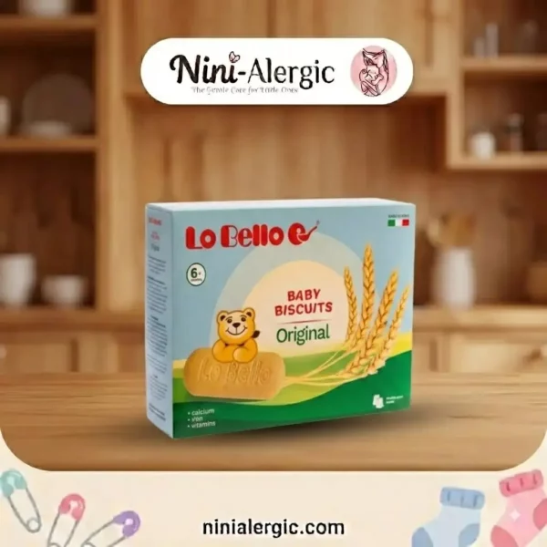 نی‌نی آلرژیک 16 lobello 5cereal biscuit