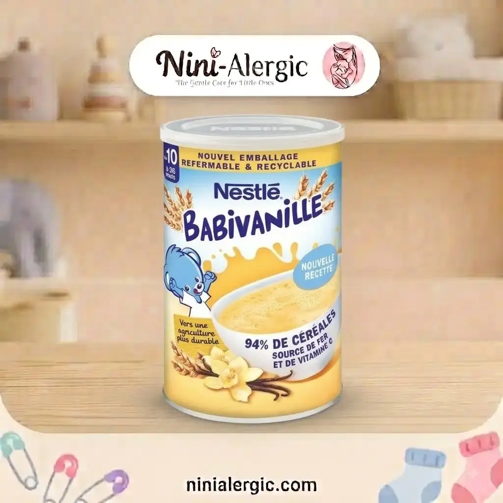 nestle-babivanille-vanille-10m سرلاک نستله بیبیوانیل (Babivanille) مثبت ۱۰ ماه ۴۰۰ گرمی - تصویر 1